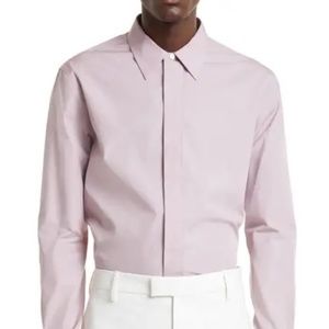 Alexander McQueen Cotton Poplin Button-Up Shirt, Size 17 Never Worn